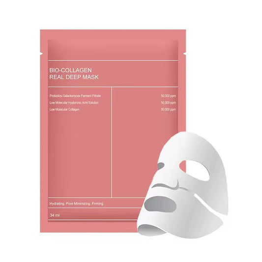 GlowDrench™ Bio Collagen Face Mask – Deep Hydration & Pore Refining (1/4/10 Pcs)